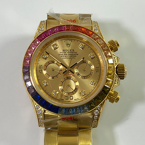女性用腕時計 ロレックス ROLEX BASELWORLD2018新作コスモグラフ デイトナ 116595RBOW 自動巻き ピンク文字盤 バケットダイヤ
